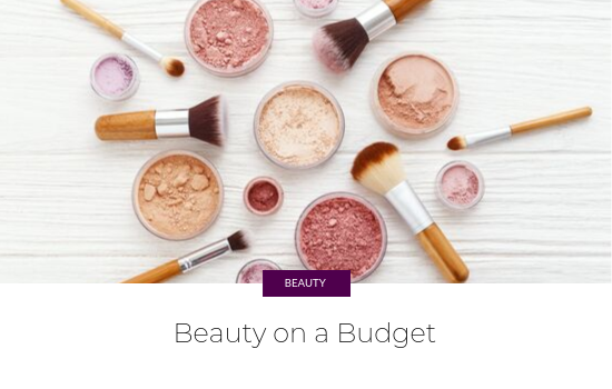 beauty on a budget